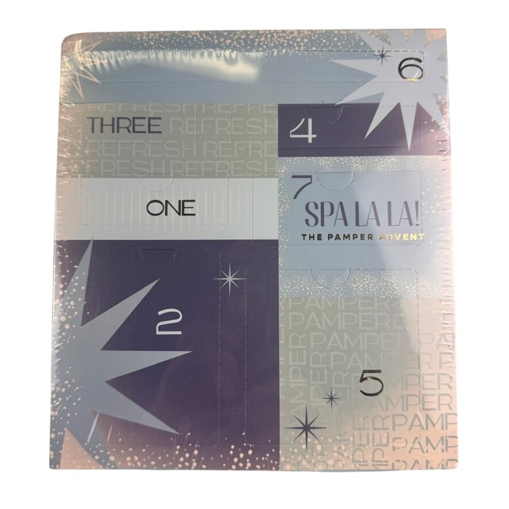 Spa La La The Pamper Advent‎ 7 Day Beauty Calendar Twelve NYC New Sealed